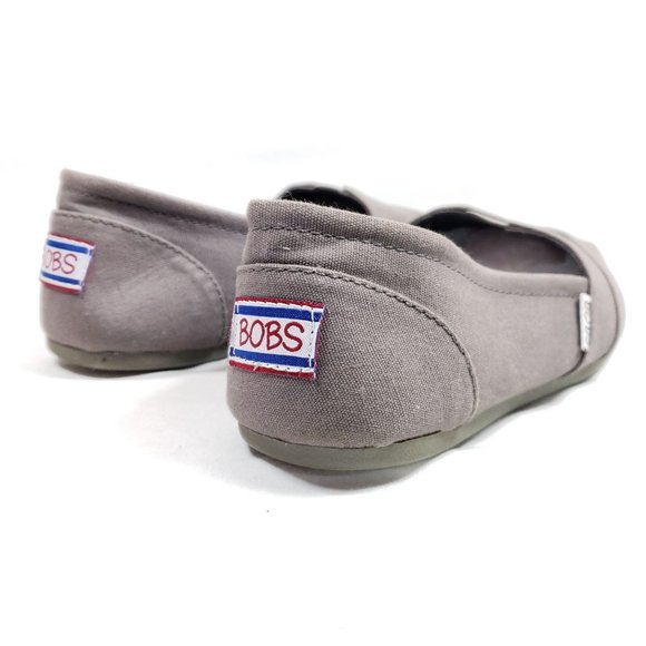 Bob's by Skechers Women's Size 10 Espadrilles Gray Canvas - Picture 3 of 8